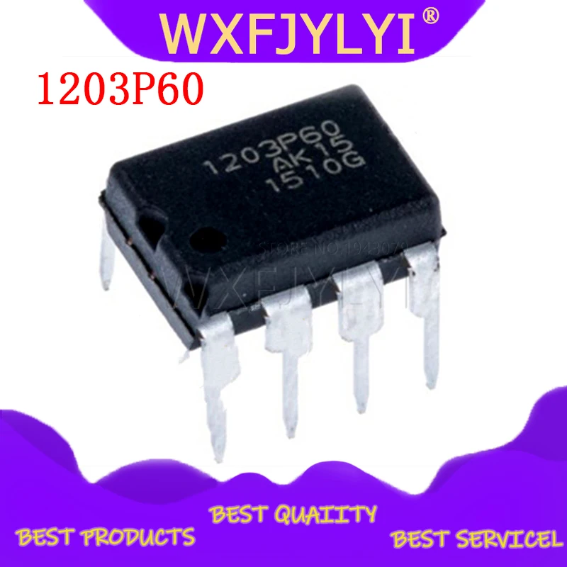 10 бр./лот 1203P60 NCP1203P60 PWM контролер/Регулатор на превъзходство, чип DIP8