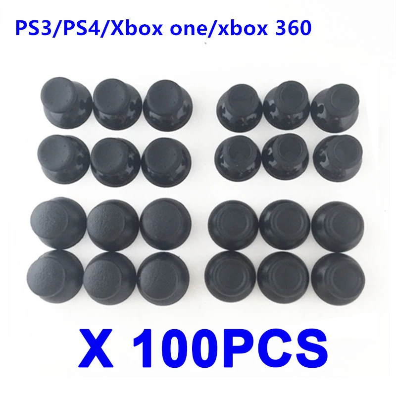 100шт 3D аналогов джойстик, преносим модул, гъба капак за Sony PS4 Playstation 4 5 PS5 Xbox one/360 Капак за джойстик