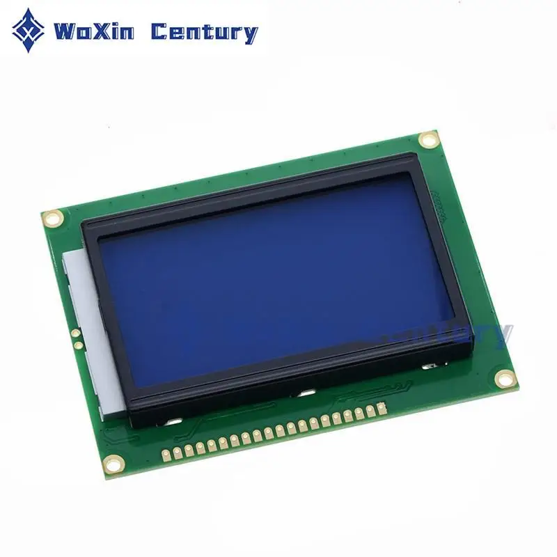 128 * 64 ТОЧКИ LCD модул 5 В син екран 12864 LCD дисплей с подсветка ST7920 Паралелен порт LCD12864 за arduino
