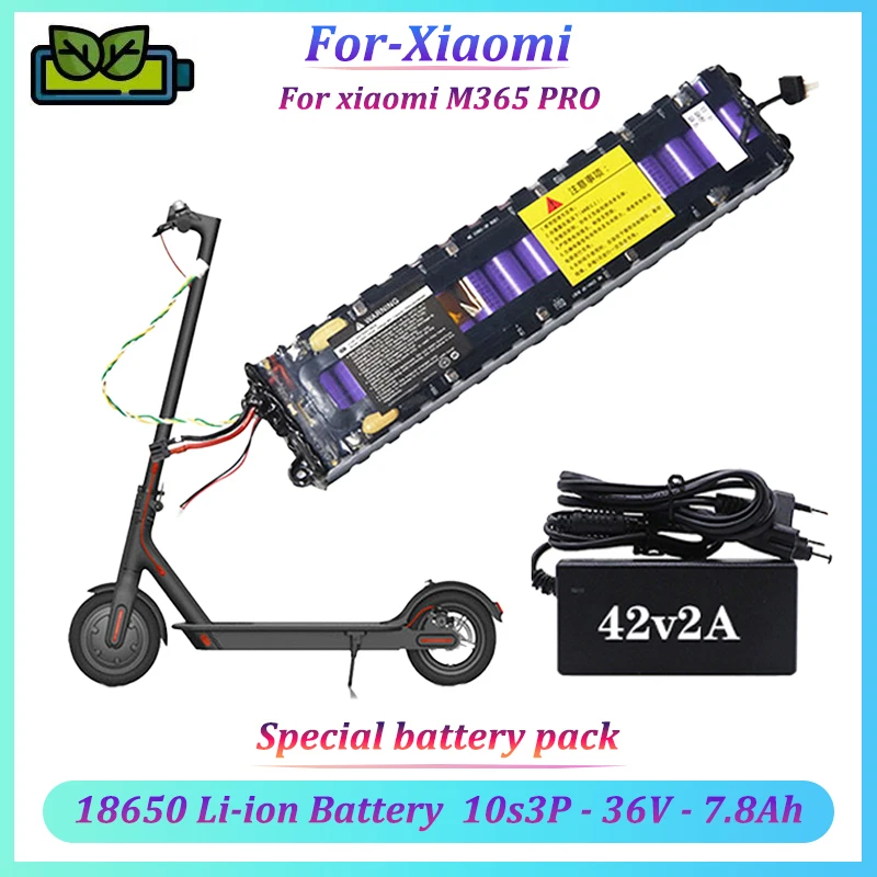 18650 10s3P 36V Акумулаторна Литиево-йонна Батерия От 7.8 Ah за Електрически Велосипед -Xiaomi M365 Bike Скутер Вграден Smart BMS