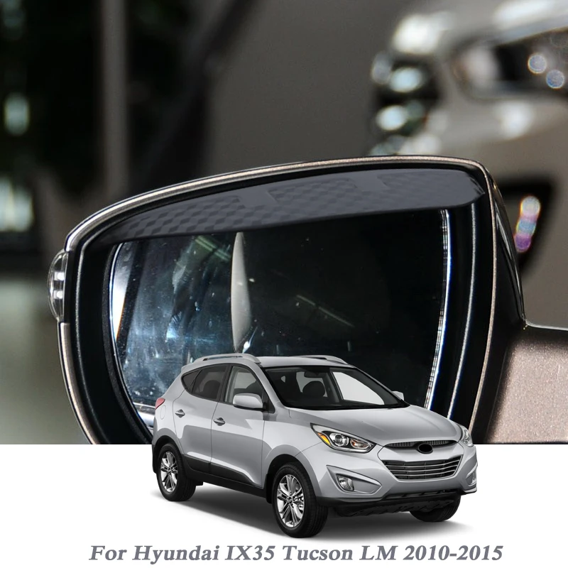 2 бр., Автомобилно Огледало за Обратно виждане, Дъждобран За Вежди, Автоматичен Щит, Защита От Сняг, Слънце Страничната Козирка, Защита От Сенки За Hyundai IX35 Tucson LM 2010-2015