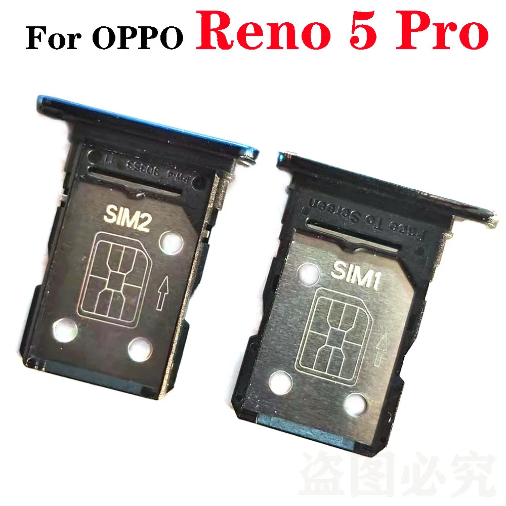 20PCS за OPPO Reno5 Pro, притежателят на слота, Жак адаптер, резервни Части за Ремонт, смяна на притежателя на сим-карти