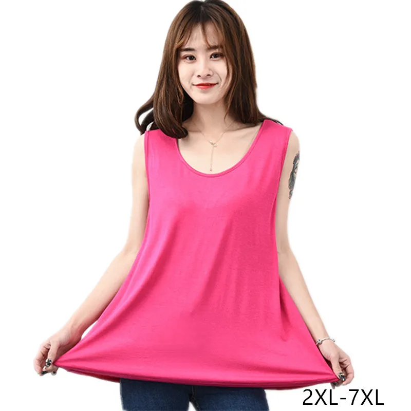 2XL-7XL Плюс размери, Дамски Пижами Голям Размер, Нови Свободни Дамски Блузи За Сън, Модальная Памучен Удобна Цели Секси Долна Риза