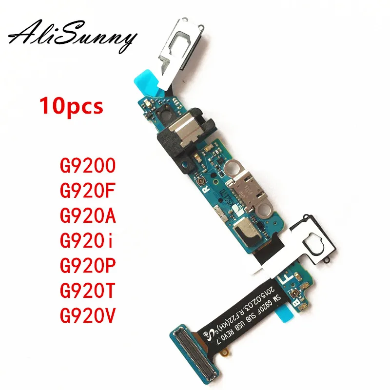 AliSunny 10 бр. кабел за зареждане Гъвкав Кабел за SamSung Galaxy S6 G920F G920A G920T G920V G920i G9200 резервни Части за зарядно устройство с USB порт