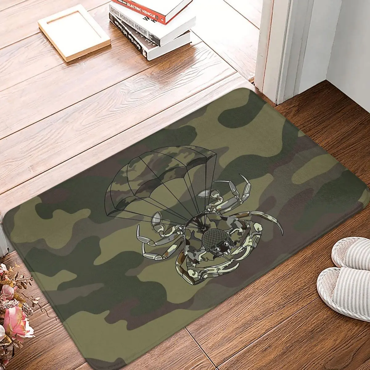 Battlefield FPS Геймърска подложка за баня, подложка за парашутисти, килим за хол, уличен мат Декорация на дома