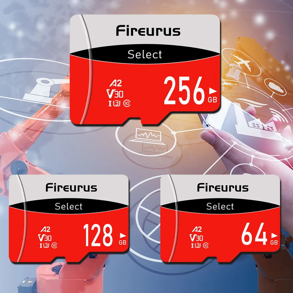 Fireurus U3 Micro SSD Mini SD карта 256G Карта памет 64G cartao de memoria C10 32 GB TF карта 128GB V30 Флаш карта