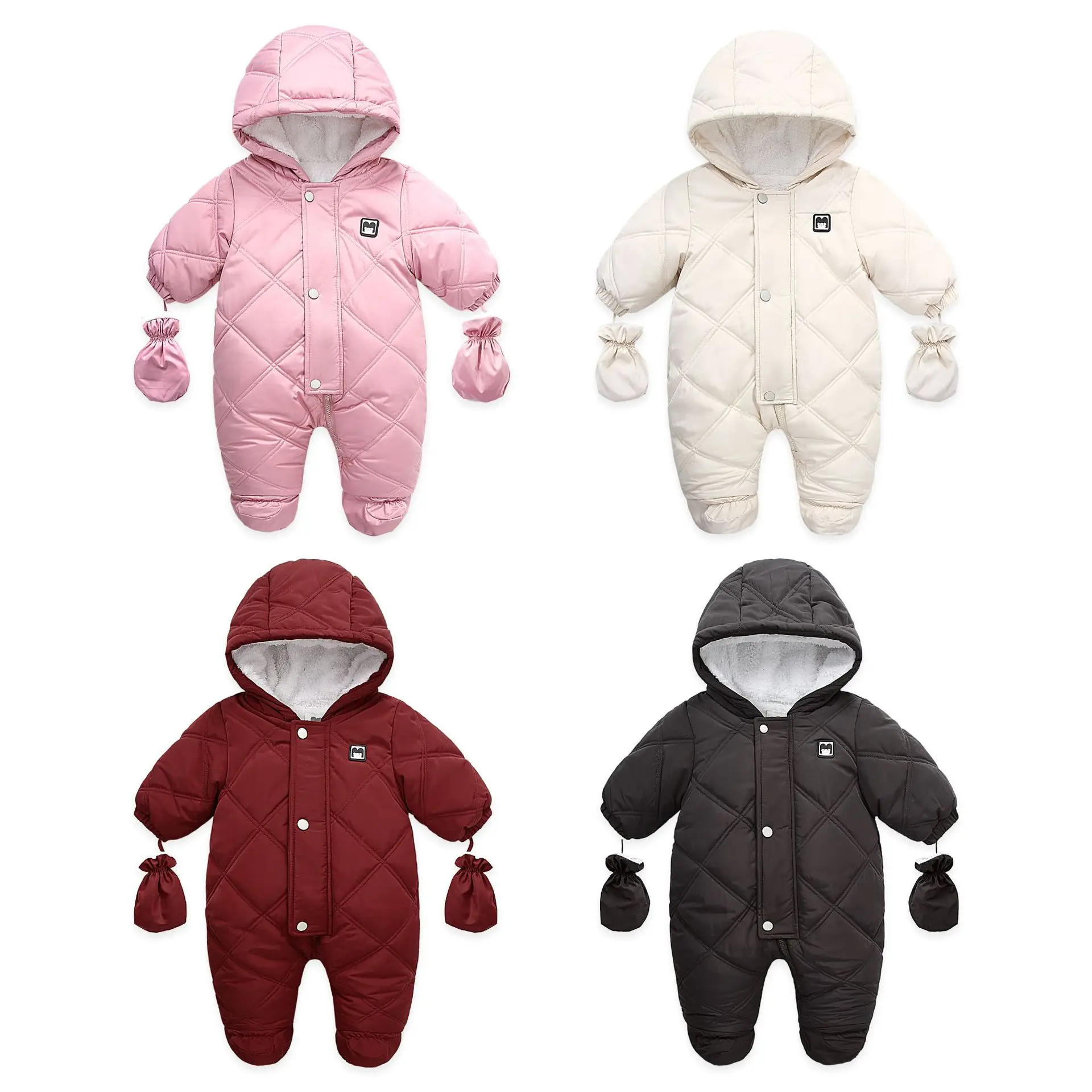 FOCUSNORM, 4 цвята, зимни дрехи за бебета, момичета и момчета 0-24 м, однобортные топло палто с дълги ръкави