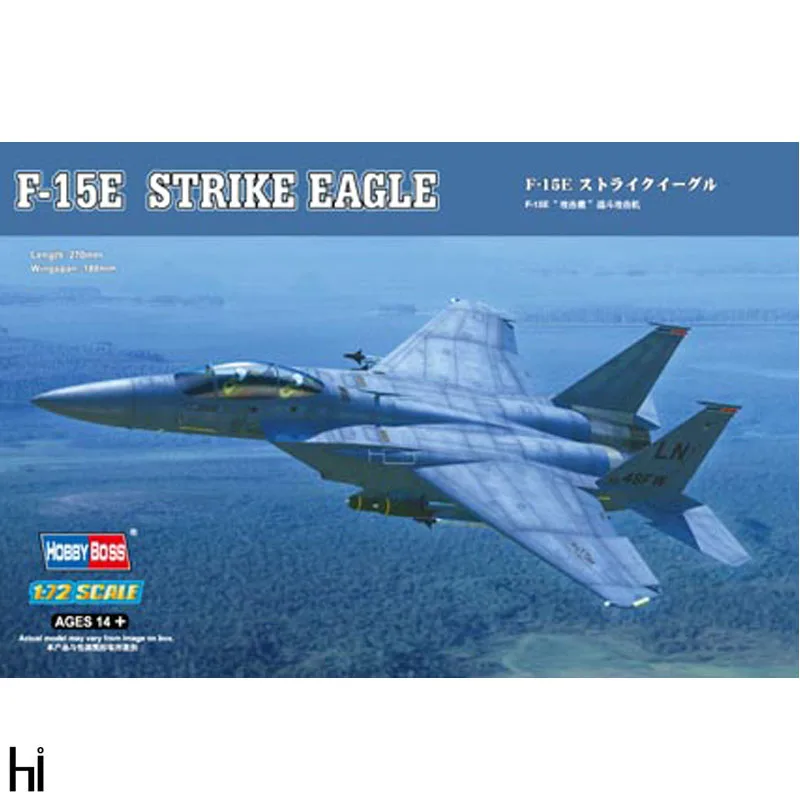 HB80271 Hobbyboss 1:72 Американски изтребител F-15e strike eagle Strke Орел, Билети, Играчки Дисплей, Пластмасови Монтаж, Модел комплект