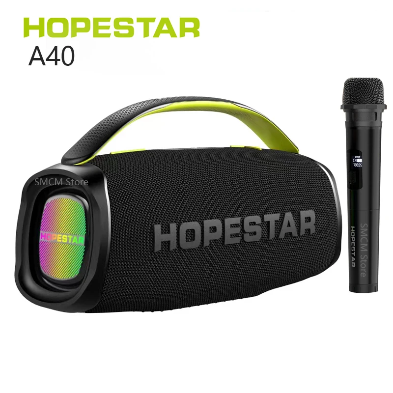 HOPESTAR A40 70 W Вечерни Bluetooth Високоговорител Безжичен Външен Водоустойчив Субуфер Саундбокс Висока Мощност Портативни стерео Говорители TWS