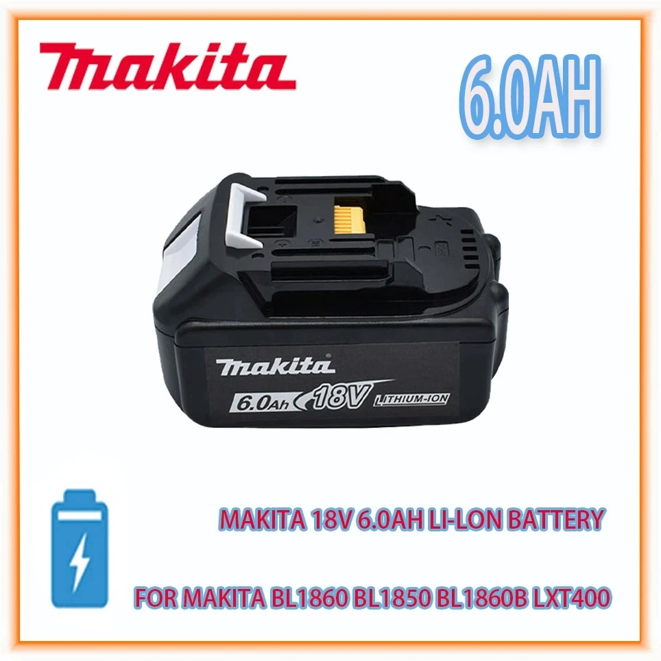 Makita 18V 6000mAh литиево-йонна акумулаторна батерия 18v Сменяеми батерии за бормашини BL1860 BL1830 BL1850 BL1860B
