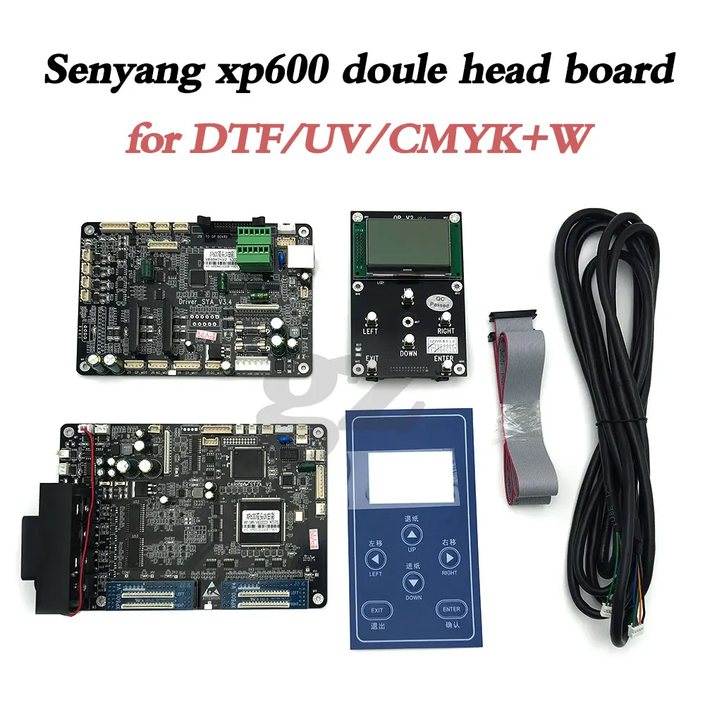 Senyang doule head Board Комплект за Epson XP600 DTF/UV Платка на принтера за Печат на Цветни и бели мастило W + CMYK DX10 DX11 заплата