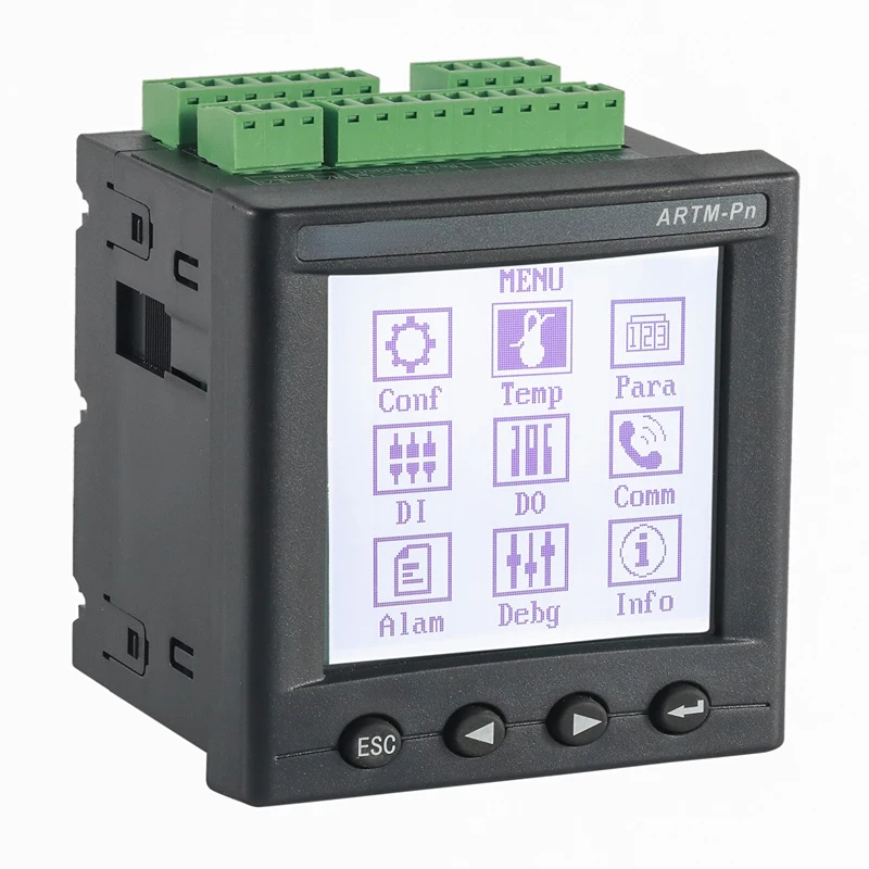 Безжично устройство за измерване на температурата се Получава от датата на сензора 60 ATE с RS485 за вътрешни разпределителни устройства 3-35 кв.