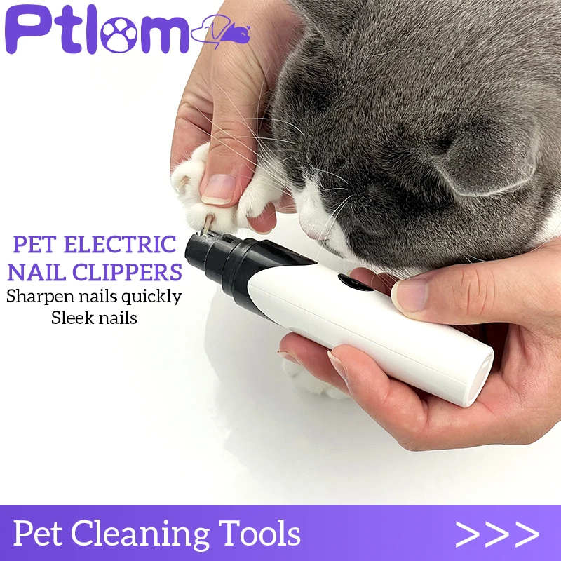 Електрическа Ножица за нокти за котки и кучета, хеликоптер нокти за домашни любимци, инструменти за грижа за ноктите, за кучета, Машинка за нокти за котки, Usb зареждане