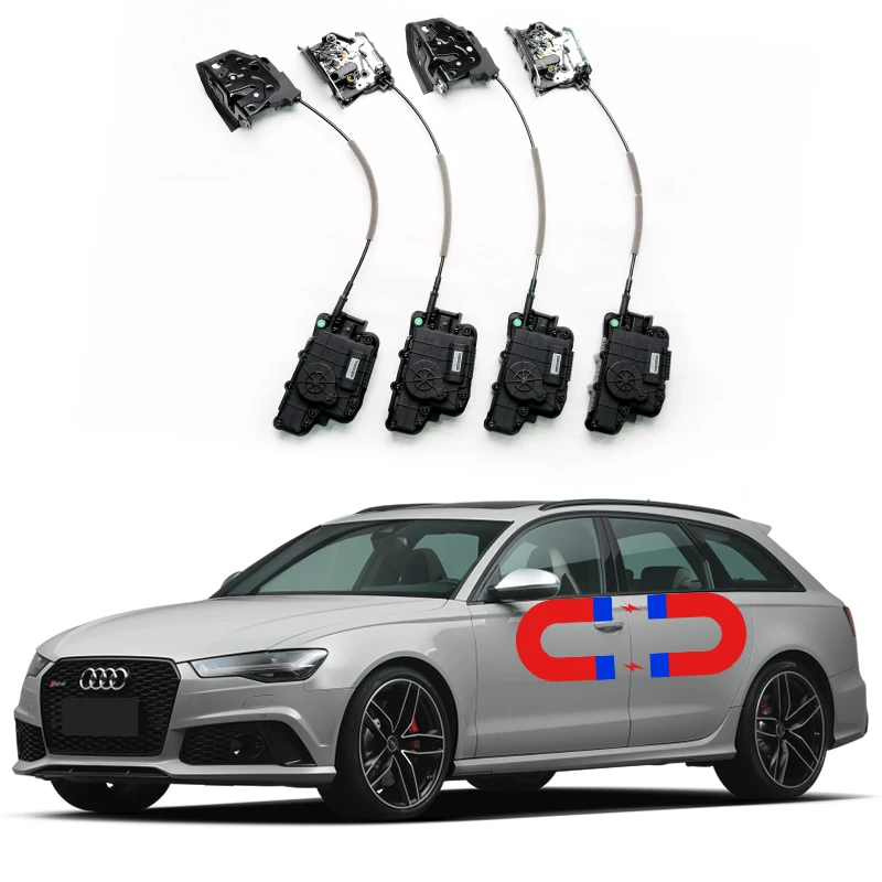 За Audi RS 6 електрически смукателна вратата автомобили переоборудованная автоматични ключалки аксесоари за меко затваряне на вратата авто електроинструменти