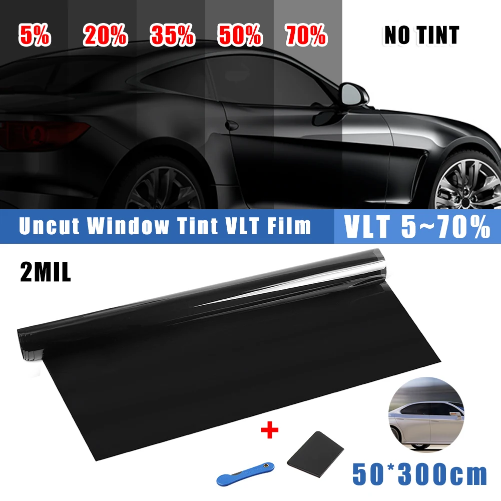 За BMW черен прозорец защитник на автомобила Външни аксесоари Тонирани прозорци, стикер за оцветяване на стъкло, лятно UV-лъчи, за Tesla VW Chevroler
