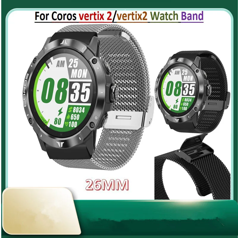 За Coros vertix 2/vertix2 Смарт гривна Взаимозаменяеми каишка за часовника 26 мм и Каишка за часовник Garmin Fenix 7X/5X/6X Въжета