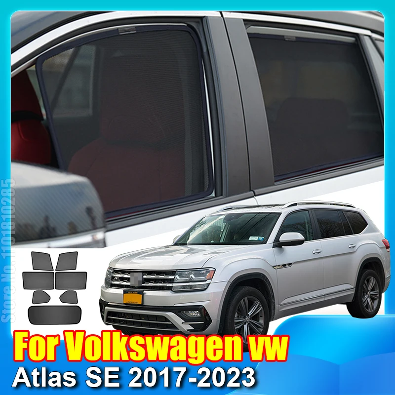 За Volkswagen VW Atlas SE 2017-2023 TERAMONT сенника на прозореца на колата на предната страна на предното стъкло на Автомобил шторка сенника на окото
