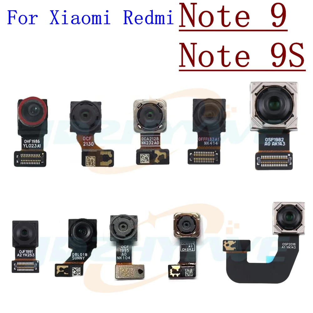 Задната част на Основната Камера за Обратно виждане За Xiaomi Redmi Note 9S Note9 Сверхширокая Дълбочина на Макро Оригинален Модул Камера Гъвкав Кабел, Резервни Части