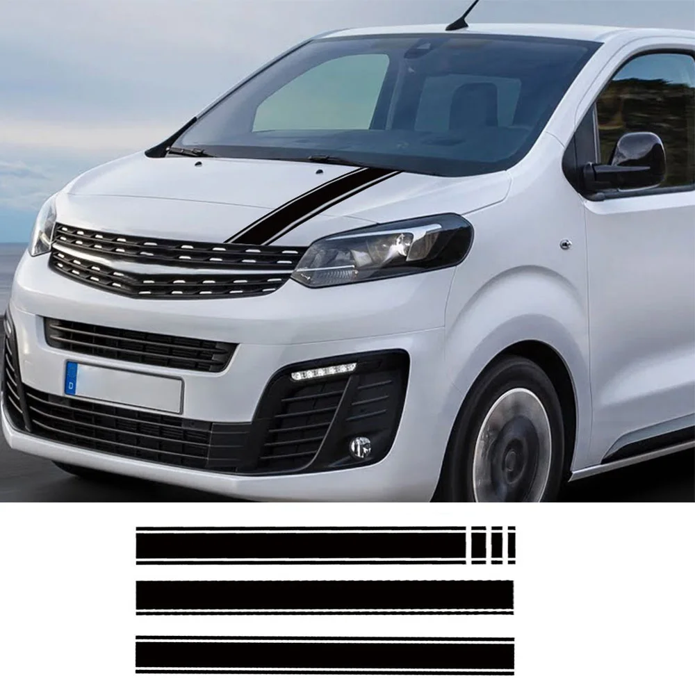 Капачка На Капака На Колата Етикети Към Двигателя За Peugeot Traveller Opel Zafira Life Camper Van Качулка Графична Vinyl Стикер Аксесоари За Настройка