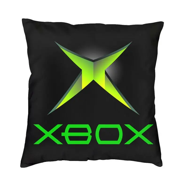 Класическа Възглавница с Логото на Xboxs, Украса Спални, Подаръци За Геймъри, Калъф За Възглавница, Квадратна Калъфка Dakimakura