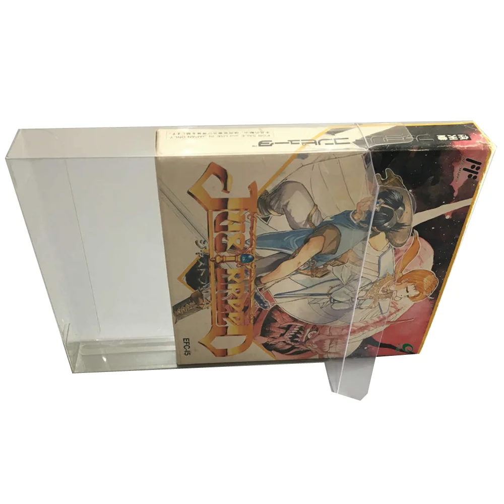 Кутия за демонстрация на колекции за семейна компютър Nintendo/Famicom/FC за съхранение на игри, Прозрачни кутии TEP Shell Прозрачен калъф за събиране на