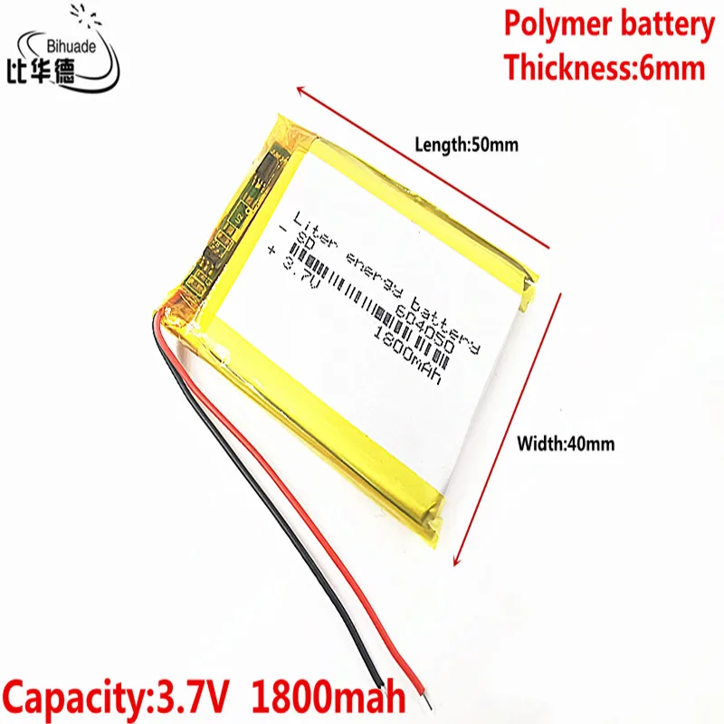 Литровата енергийна батерия добро качество Y70 road route T71 батерия 064050 604050 3,7 В литиево-йонна батерия 1800 ма навигатор