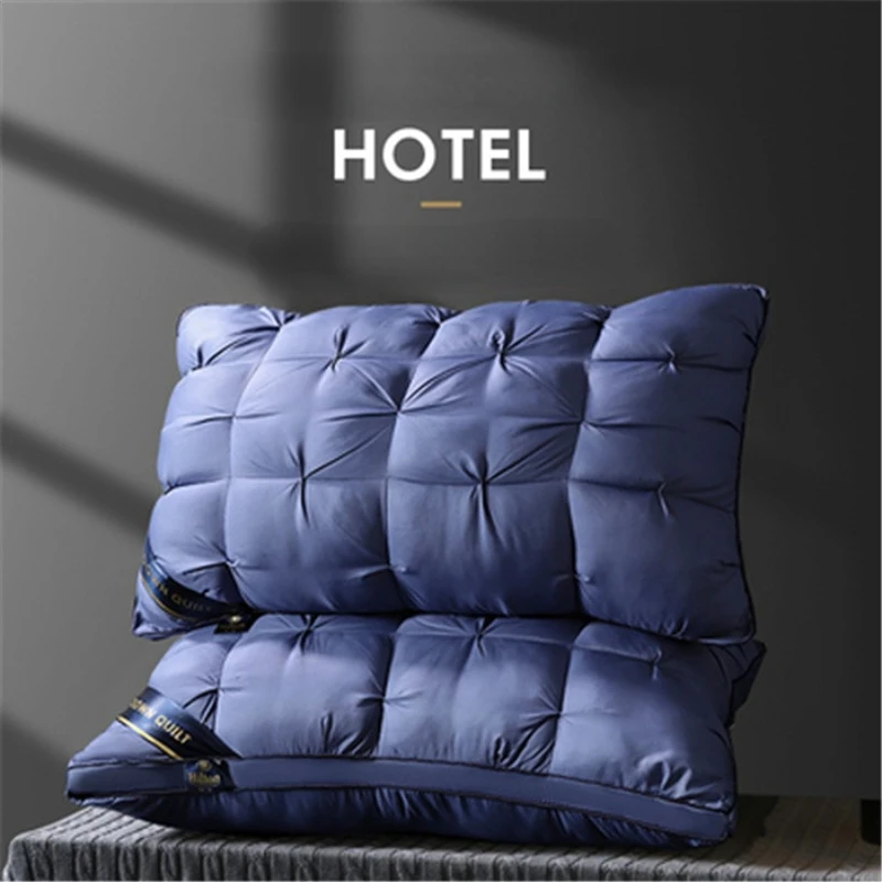 Нови възглавнички за врата в петзвезден хотел 48x74 см, Hilton, еластична възглавница с 3D модел на хляб и цвете, основа за начало на спално бельо и копринени възглавници, 1 бр.