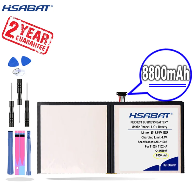 Новият Пристигането на [HSABAT] 8800 mah C12N1607 Взаимозаменяеми Батерия за Asus Transformer MINI T102H T102HA T103HAF T103HA T103H
