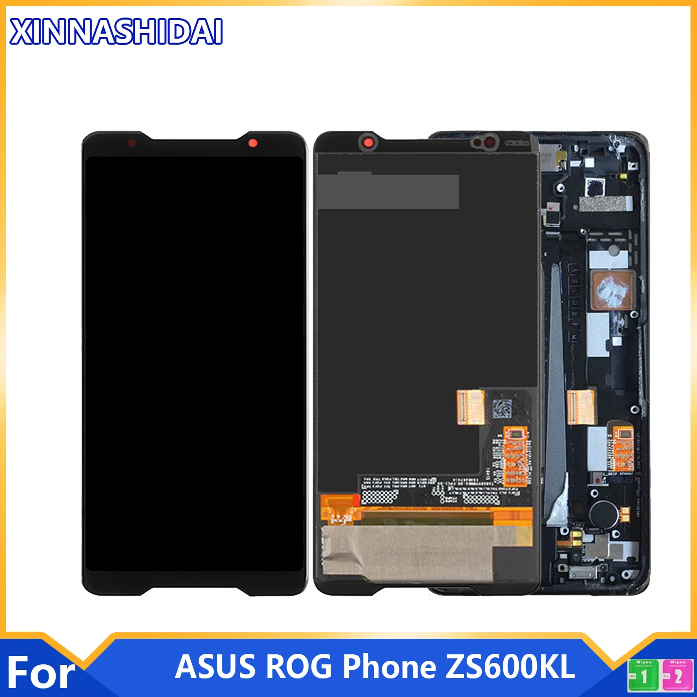 Оригинален Amoled екран за ASUS ROG phone ZS600KL LCD сензорен дисплей, дигитайзер, в събирането, резервни части за замяна на