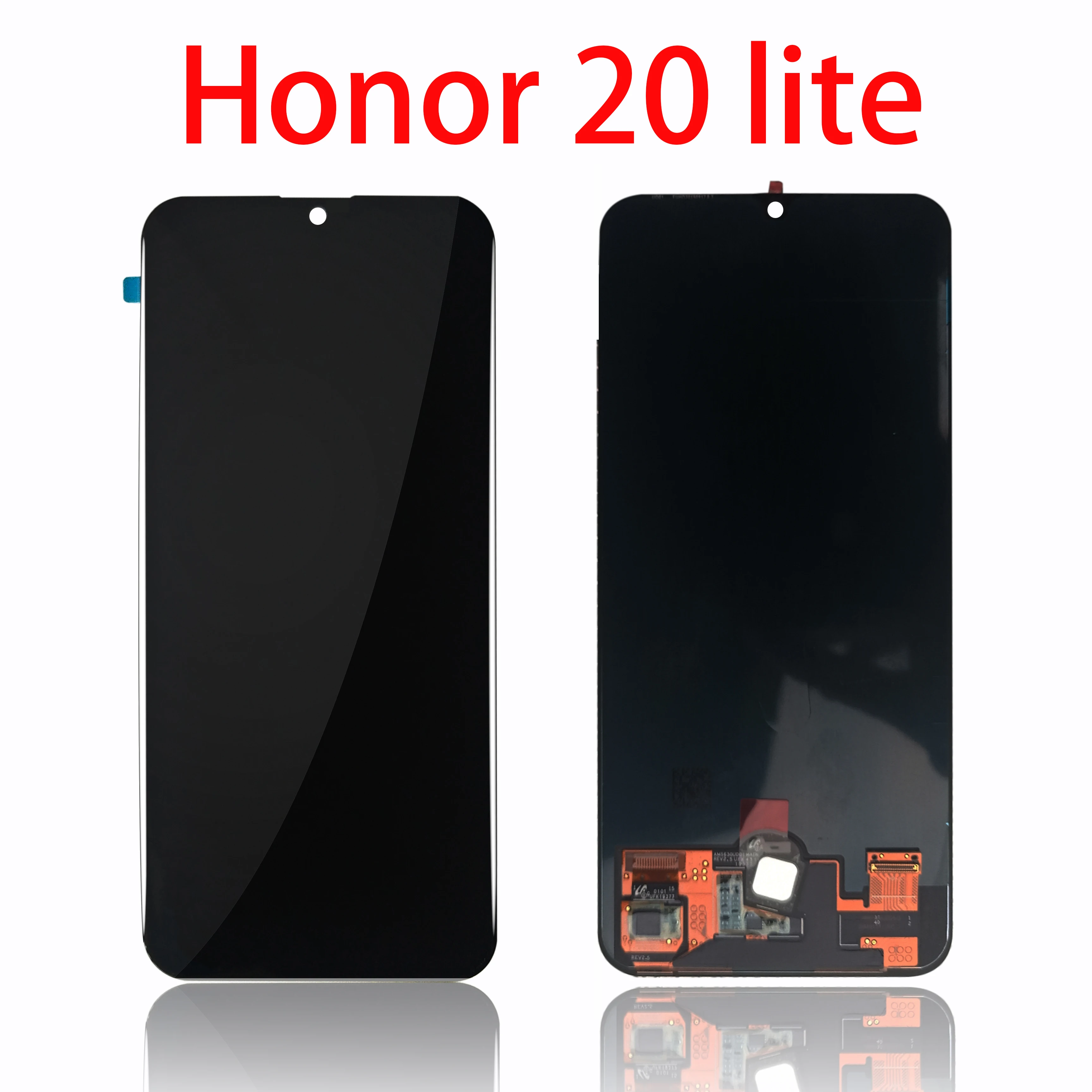 Оригинален Черен 6,3 инча За Huawei Honor 20 lite (Младежко издание) LRA-AL00 LRA-TL00 LCD сензорен Дисплей и Цифров преобразувател в събирането на