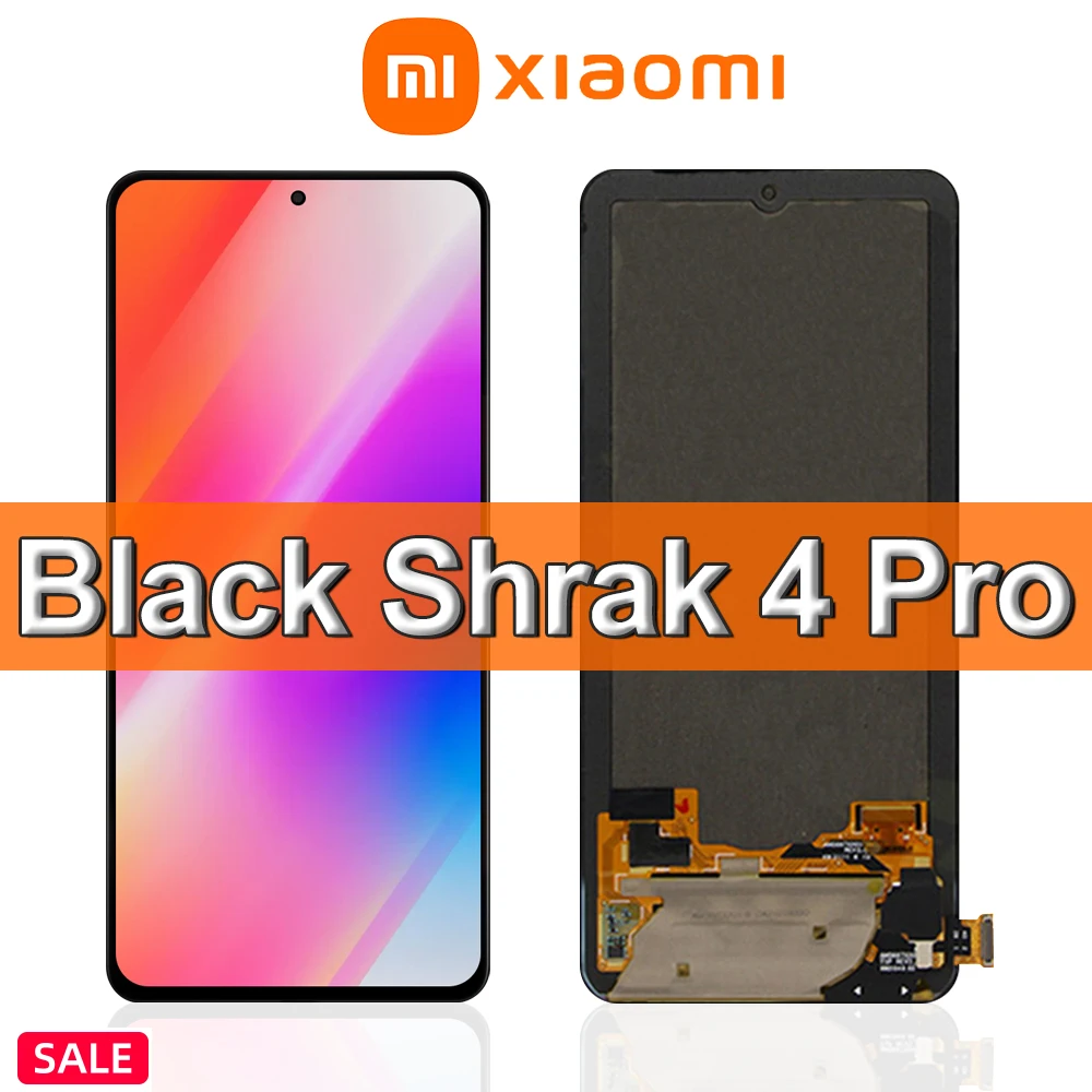 Оригиналът е за Xiaomi Black Shark 4 Shark PRS-H0/A0 LCD дисплей с цифров преобразувател на сензорен екран за BlackShark 4 Pro 4Pro LCD
