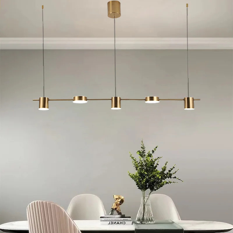 Полилей в скандинавски стил за хранене, модерна проста led лента, креативна настолна лампа за дневна, спалня, декоративна лампа за вътрешно осветление