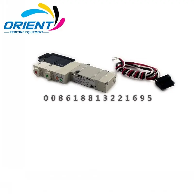 Резервни части за принтери A05GD25X-1P, 3Z0-8102-670, на Оригиналния клапан Komori, Машинни вентили Komori LS, A05GD25X-1P-D, 24 vdc, 3Z08102670