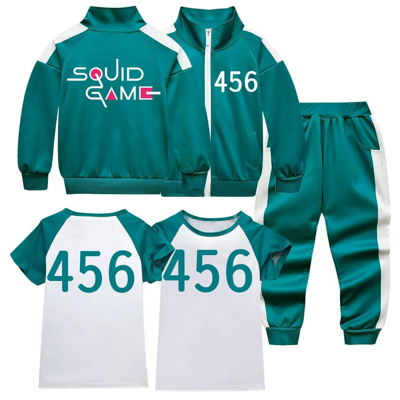Спортни дрехи Калмар, детски спортен костюм за бягане за момчета, hoody, тениска и панталони