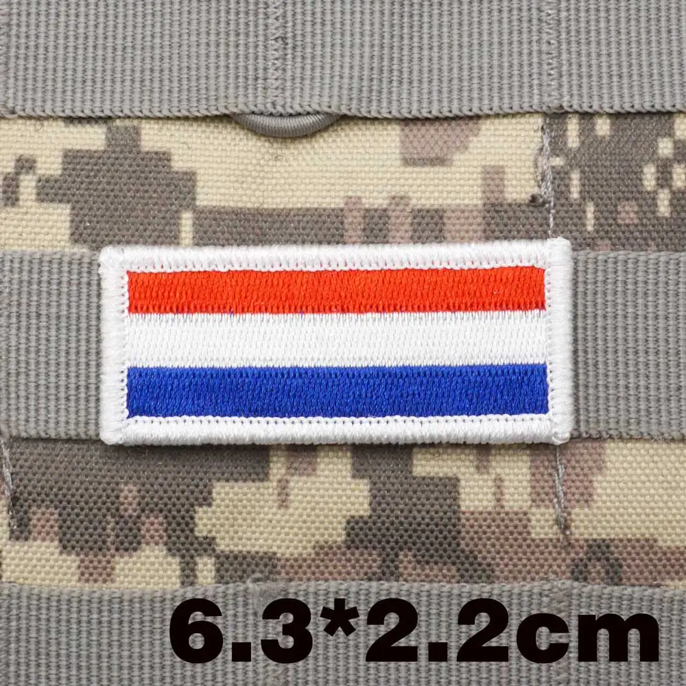 Холандски флаг, на военно-тактически ленти с бродерия, превръзка на раница, иконата с една кука за дрехи